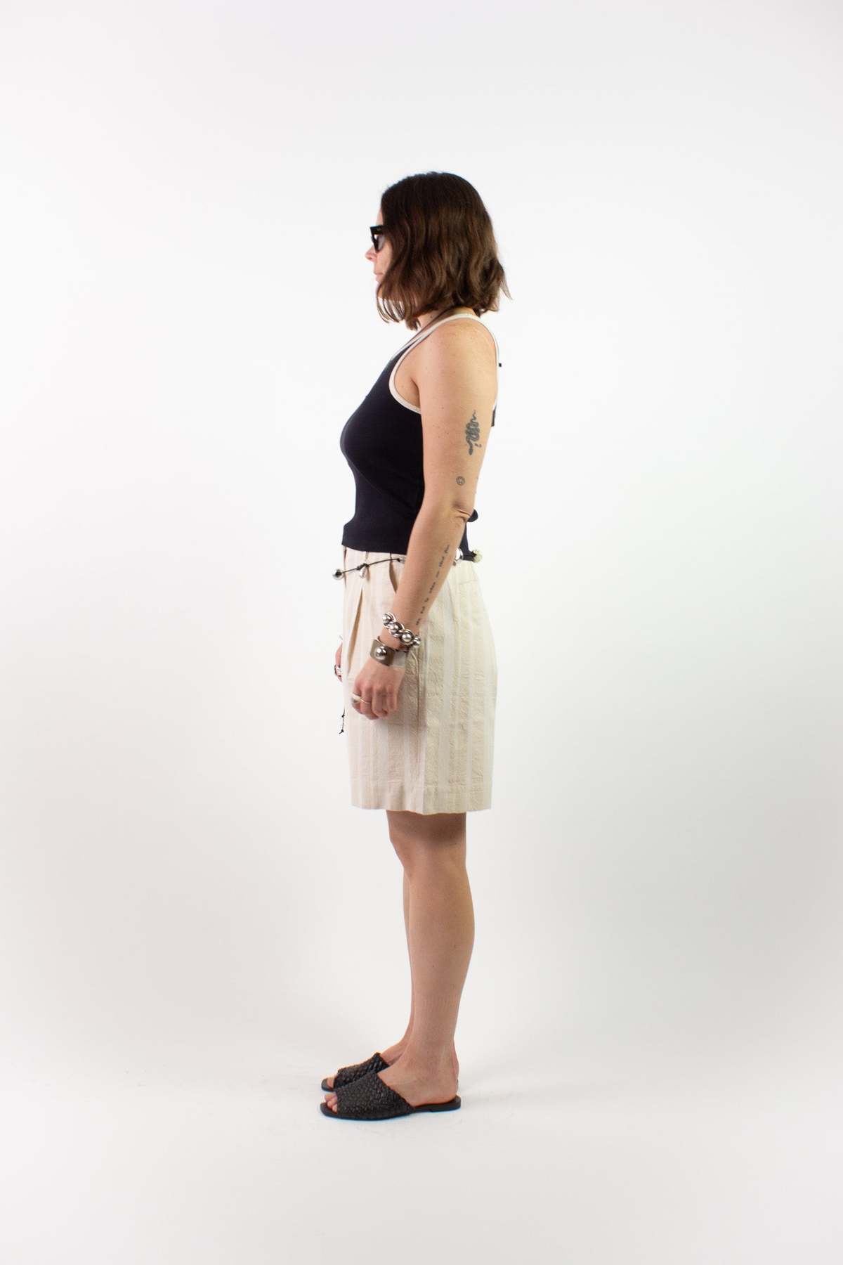 Thinking MU Harriet Contrast Trim Tank - Image 3 of 6