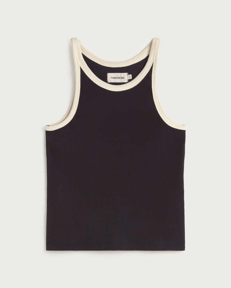 Thinking MU Harriet Contrast Trim Tank