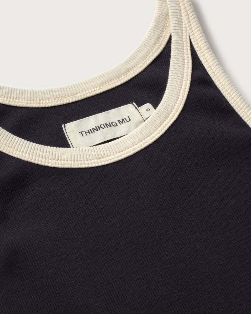 Thinking MU Harriet Contrast Trim Tank