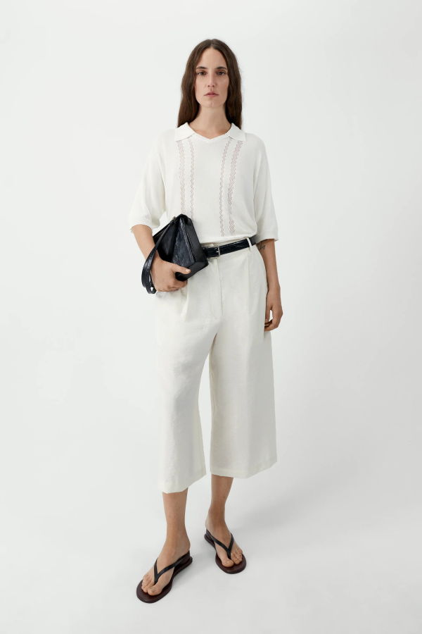 Cordera Lace Polo Garza Top