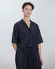 Black Crane Cropped Shirt - Thumbnail 1