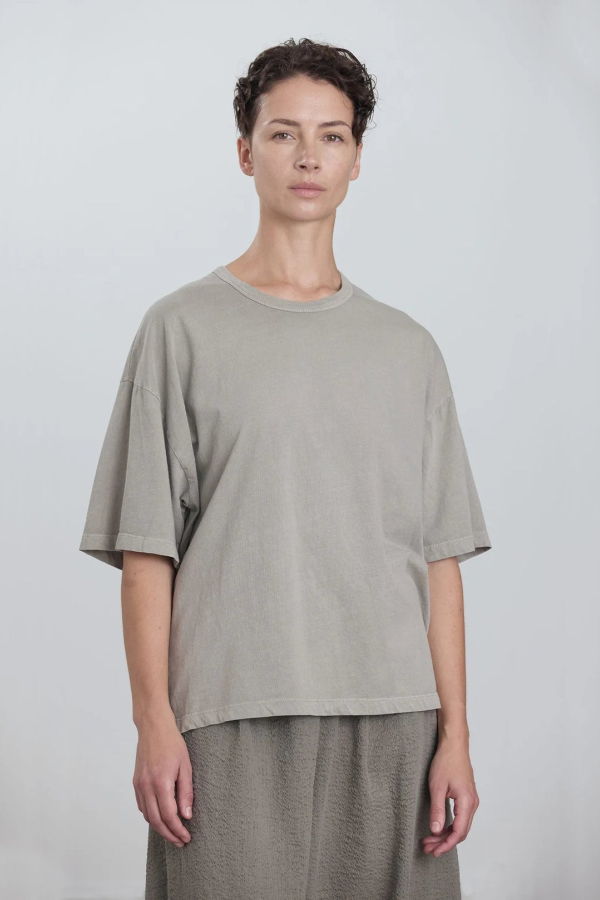 Black Crane Wide Short Sleeve Tee