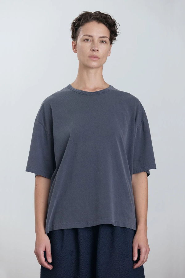 Black Crane Wide Short Sleeve Tee