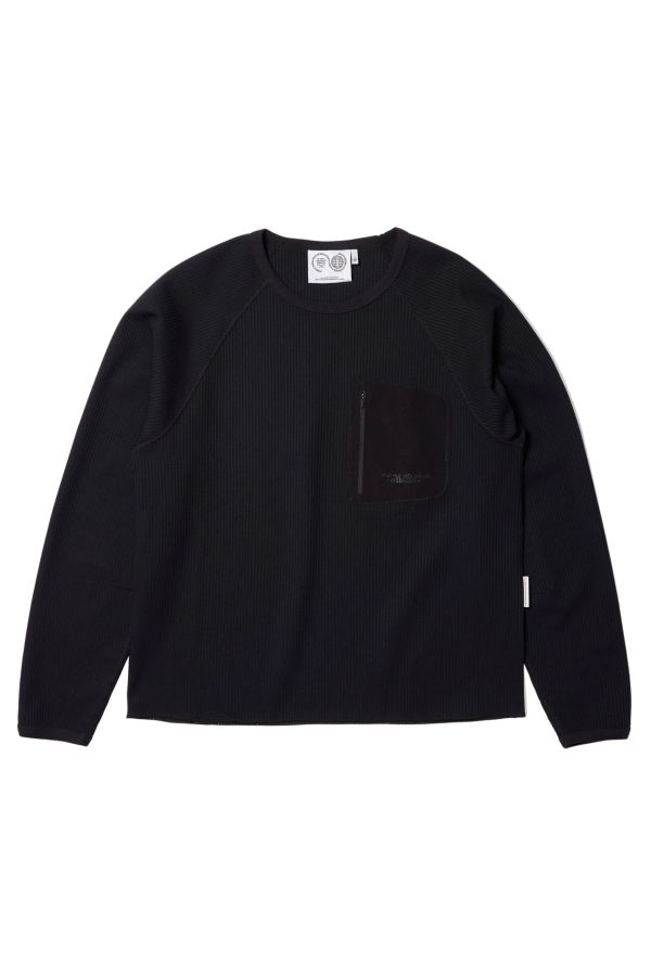 Purple Mountain Observatory Waffle LS Tee