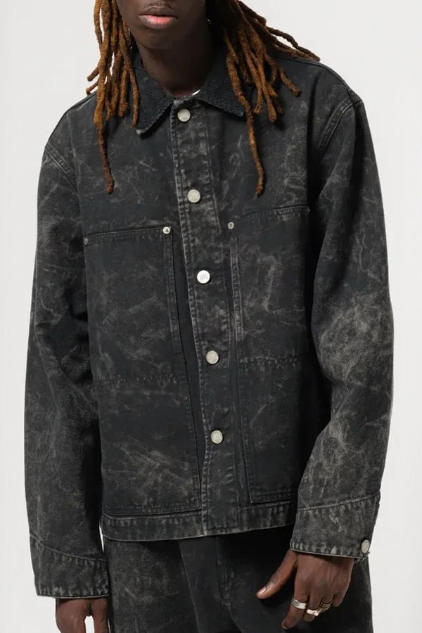 Eat Dust Arizona Jacket Canvas - Asphalt