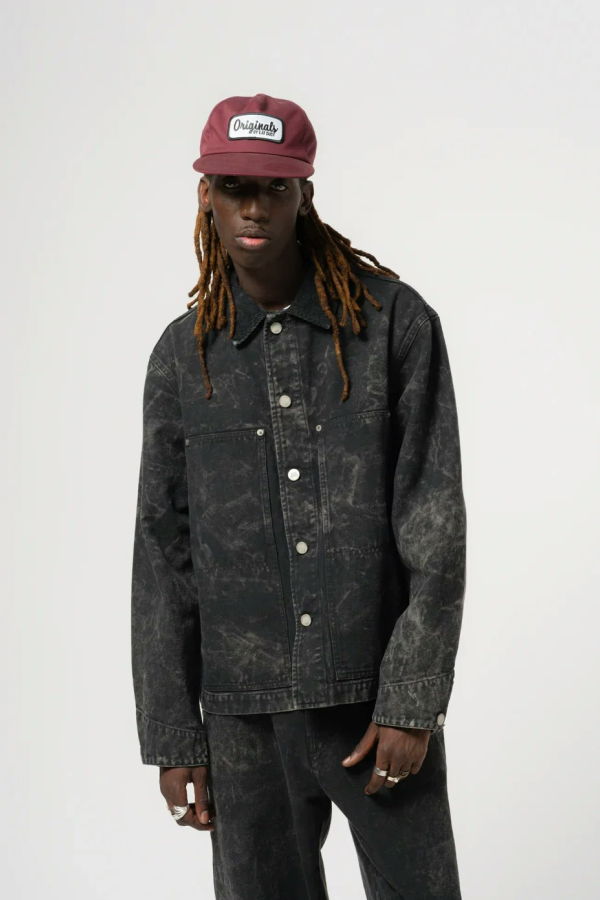 Eat Dust Arizona Jacket Canvas - Asphalt