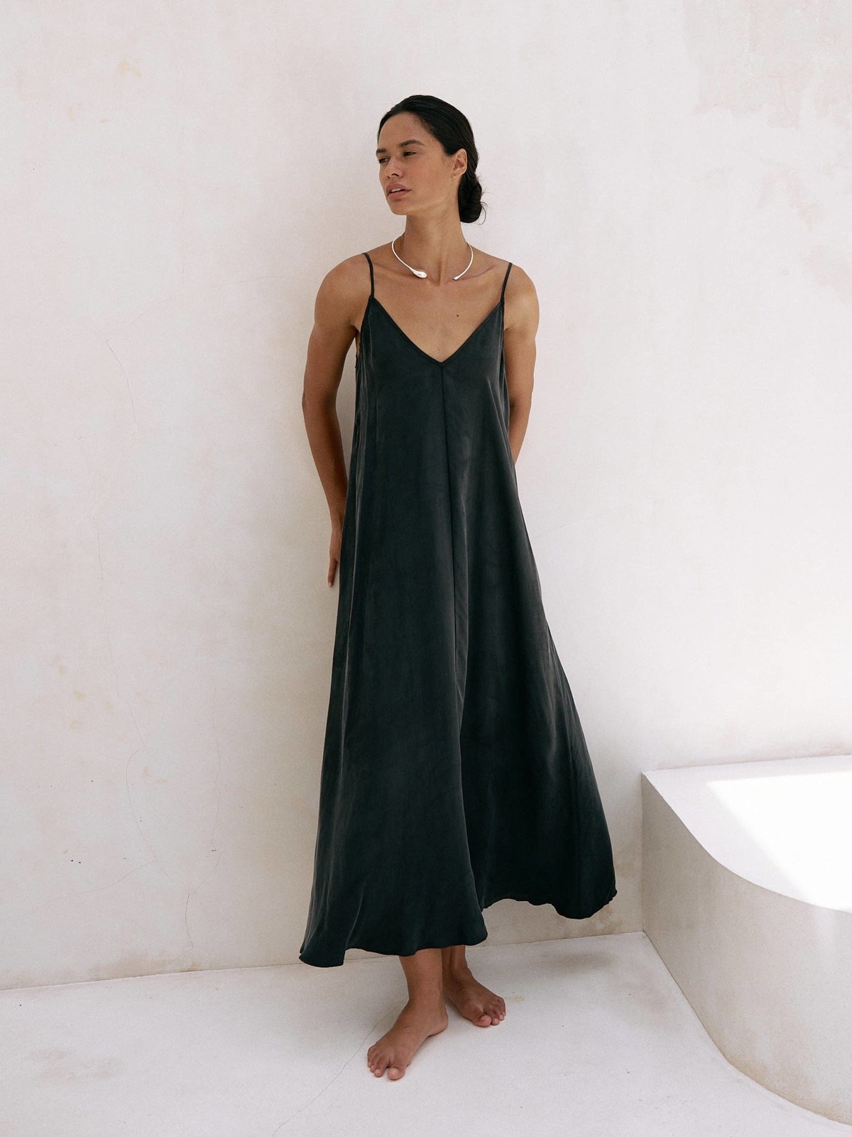 The Handloom Lucid Flow Maxi Dress - Image 3 of 8