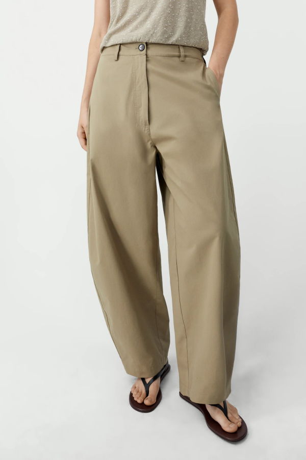 Cordera Cotton Curved Pants