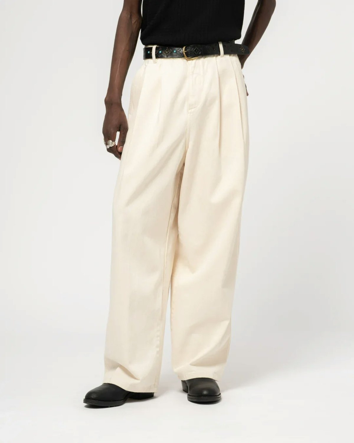 Eat Dust Consul Pants - Ecru - Image 2 of 19