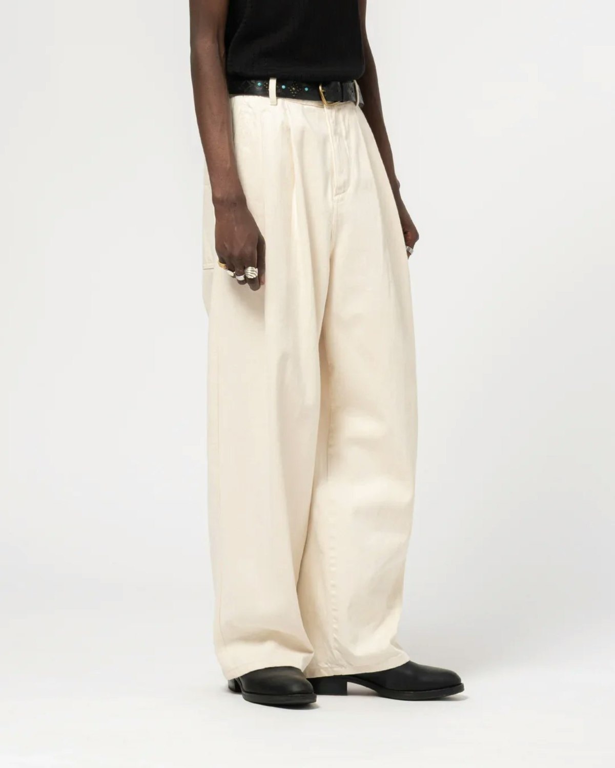 Eat Dust Consul Pants - Ecru - Image 3 of 19