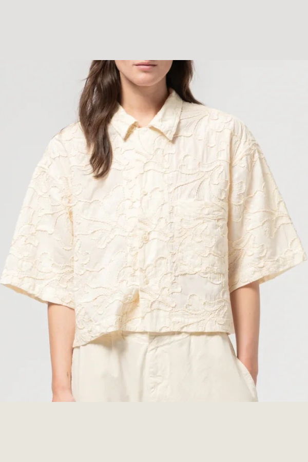 Girls of Dust Sumatra Shirt Lilly Cotton - Wheat