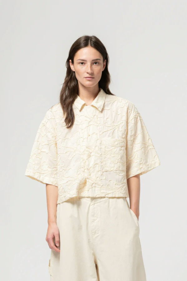 Girls of Dust Sumatra Shirt Lilly Cotton - Wheat