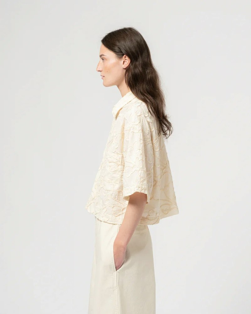 Girls of Dust Sumatra Shirt Lilly Cotton - Wheat