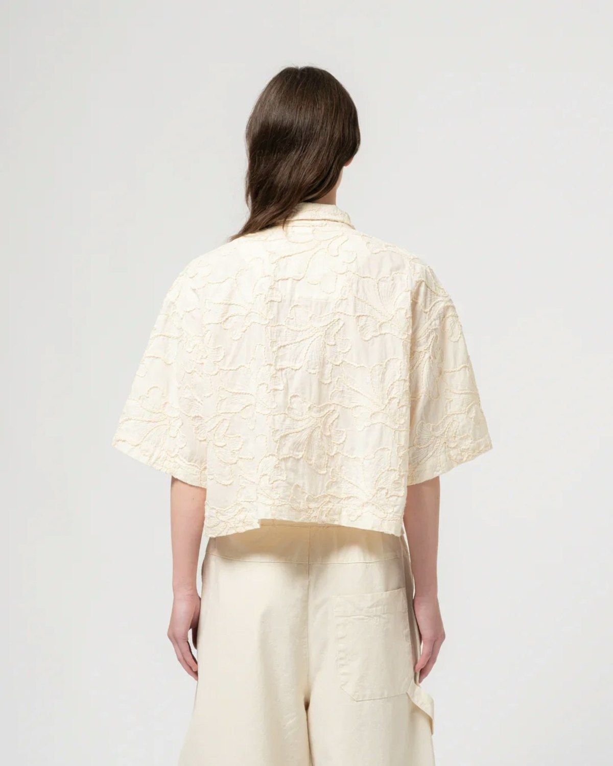 Girls of Dust Sumatra Shirt Lilly Cotton - Wheat - Image 4 of 7