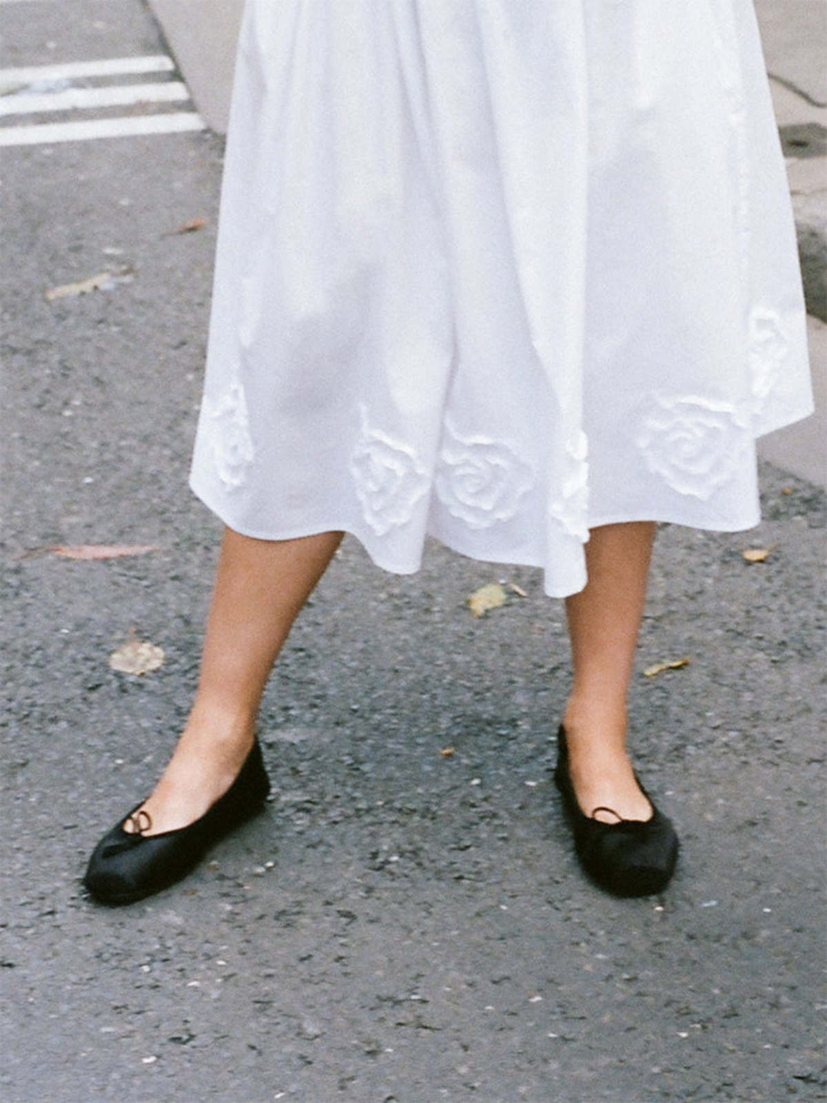 Hai x Reqins Harmony Ballerina Flats - Black - Image 3 of 4