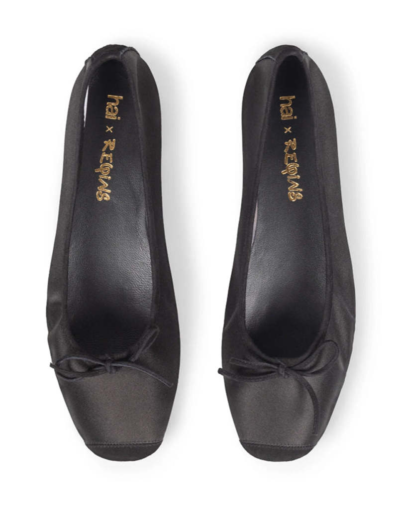 Hai x Reqins Harmony Ballerina Flats - Black