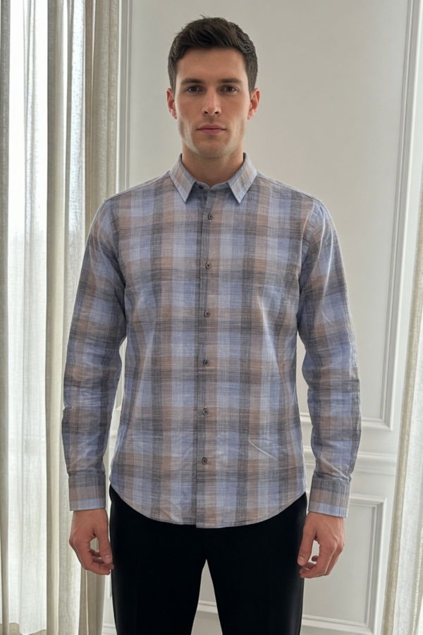 Billy Reid Check Hutcheson Sport Shirt
