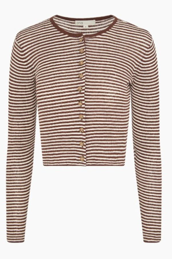 Onia Linen Rib Cardigan