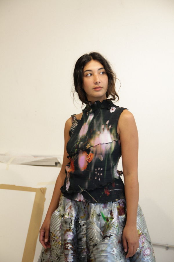 Julia Heuer Matti Smocked Top