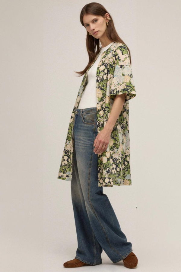 Ottod'Ame Floral Shirt Dress