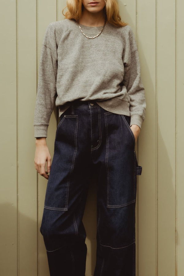 Serge Painter Pants - Faded Blue