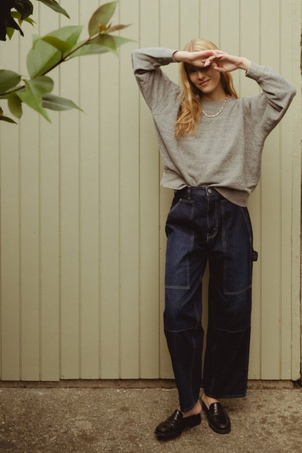 Serge Painter Pants - Faded Blue