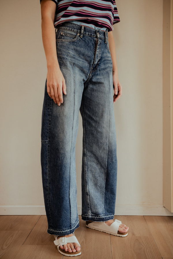 Serge Remake Darts Martin Pants - Vintage Blue