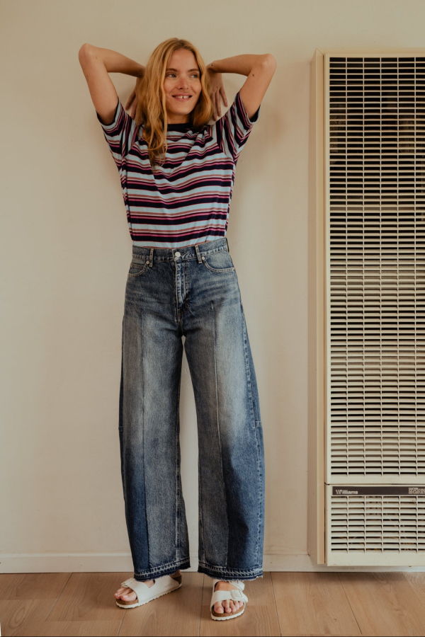 Serge Remake Darts Martin Pants - Vintage Blue