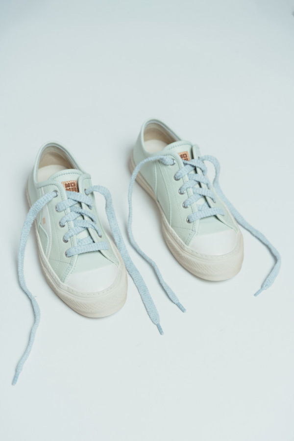 MOMA Leather Puccini Sneaker - Green/White