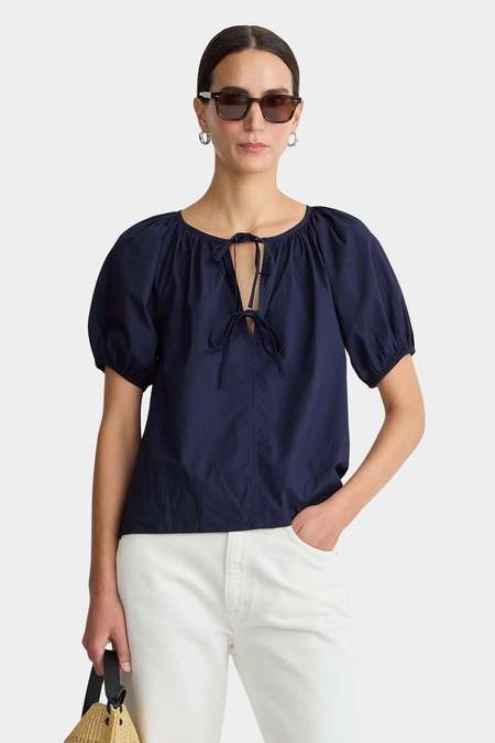 Sea NY Mable Cambric S/SLV Smocked Top | Garmentory