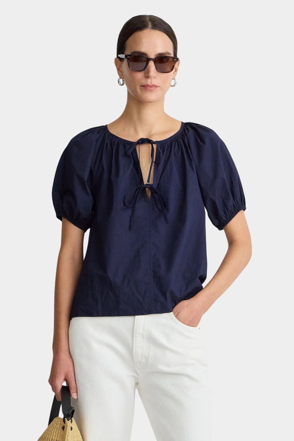 Apiece Apart Amalie Tie Top - Midnight