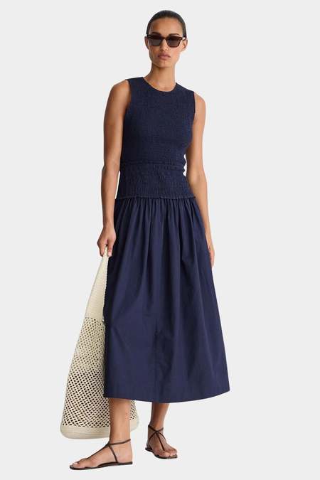 CAROLINE BOSMANS DRESS POPPY SOFT ROSE 【公式通販】