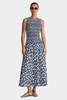 Apiece Apart Siempre Tank Maxi Dress - Navy Floral Stamp - Thumbnail 1