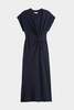 Apiece Apart Volta Twist Dress - Navy - Thumbnail 4