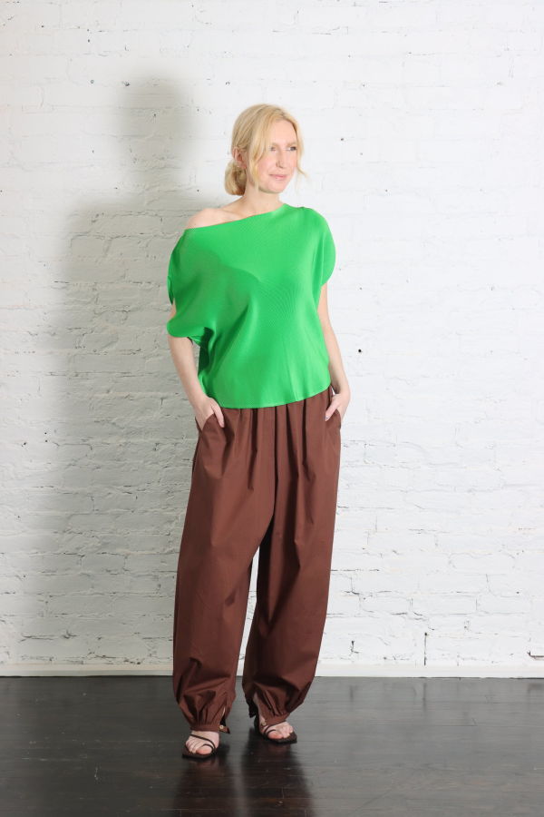 Alysi Balloon Pants - Choco
