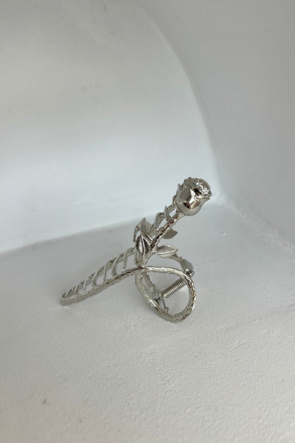 Ri-Ri-Ku Rose Metal Hair Claw