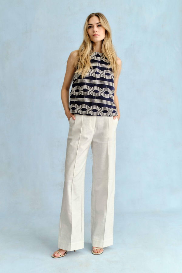 Cartolina Beverly Pant - Soft White