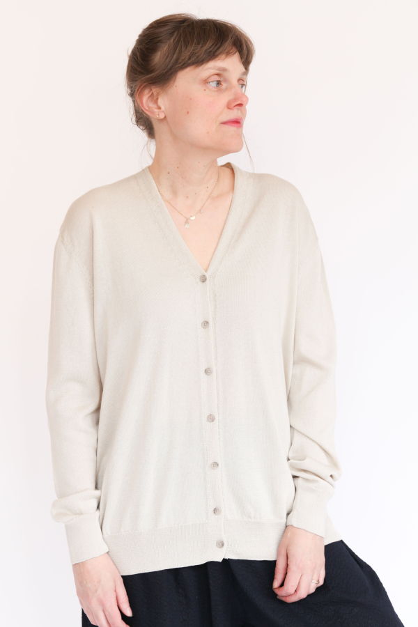 Lauren Manoogian Veil Cardigan - Parchment