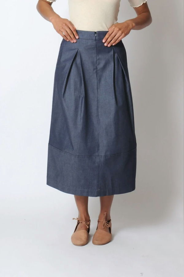 conifer Barrel Skirt - Denim