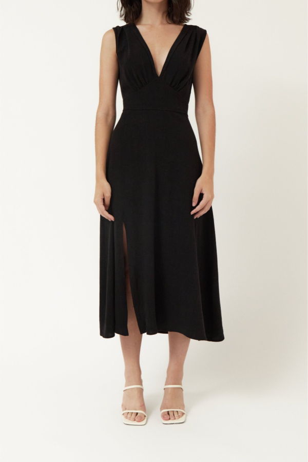Colmillo de Morsa Habana Dress - Black