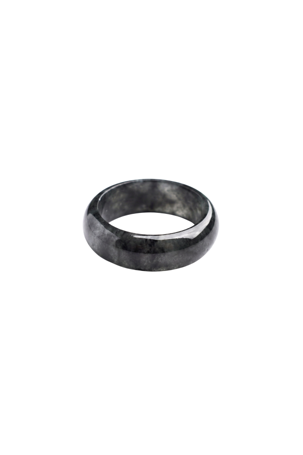 seree Sesame Jade Ring - Grey