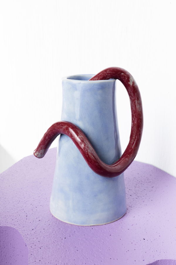 MP Guillot Wonky Vase - Denim