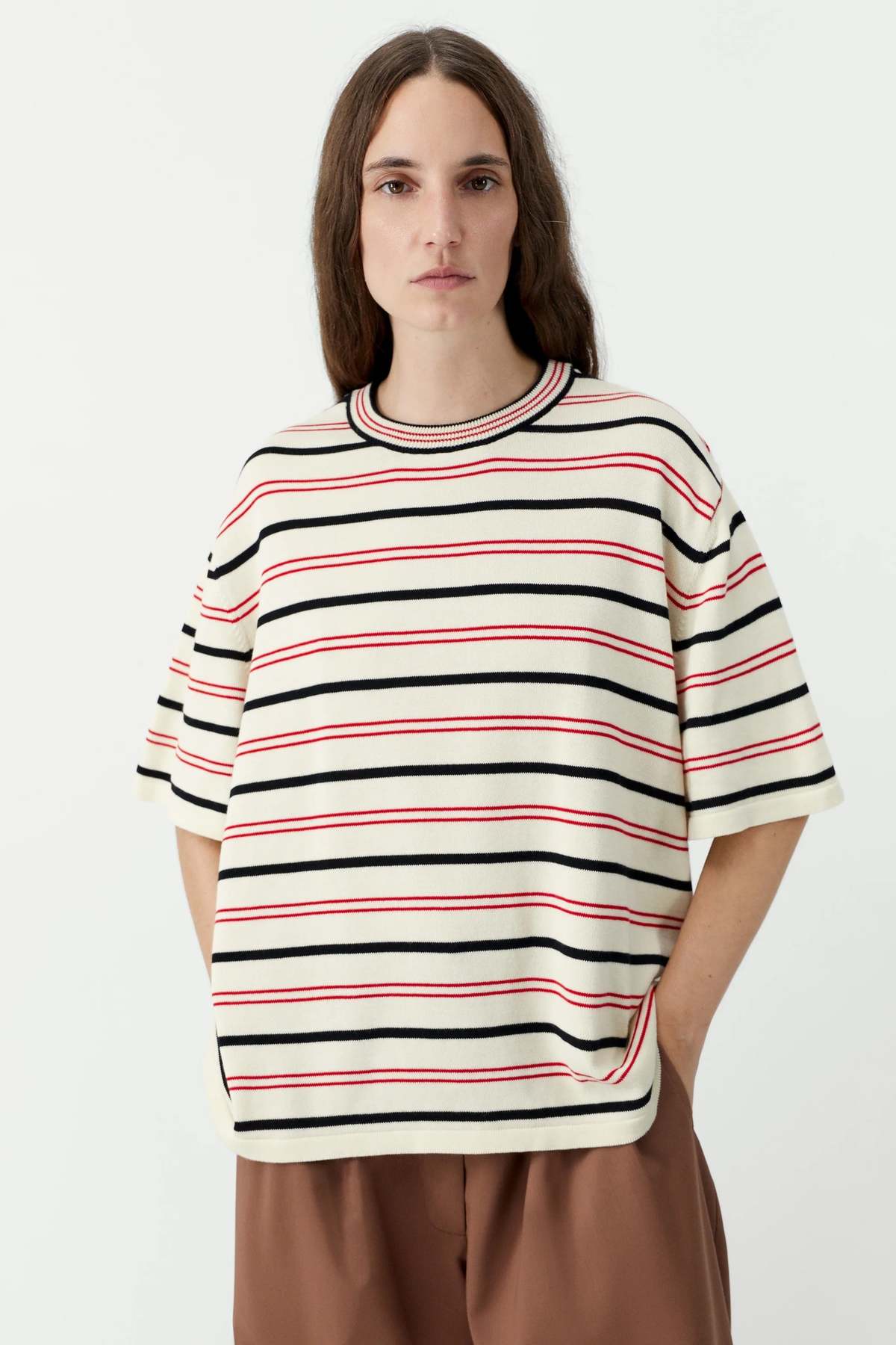 Cordera Organic Cotton Striped Tee - Image 1 of 4