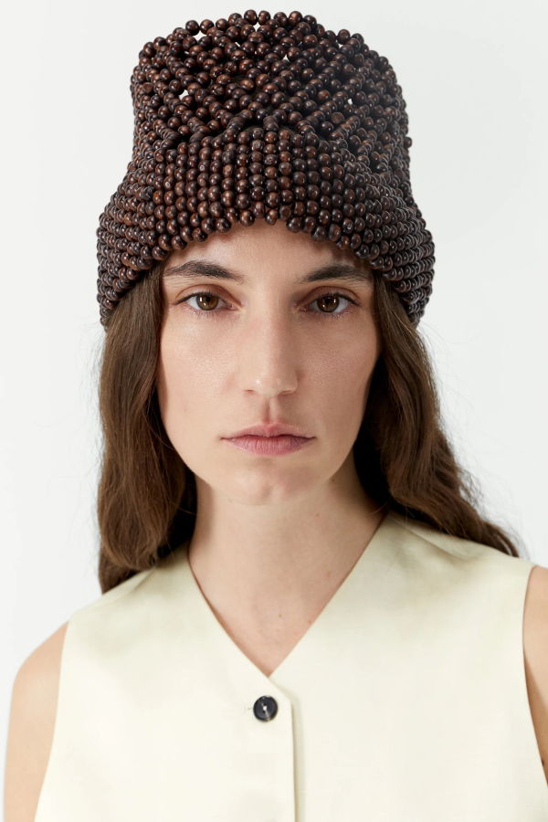 Cordera Wooden Beads Bucket Hat