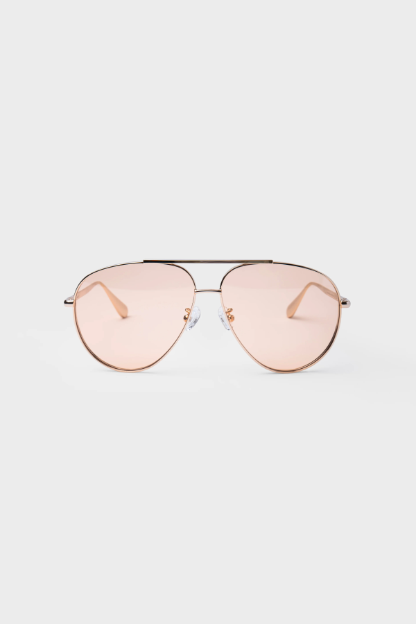 Past Midnight The Flare Sunglasses - Light Amber