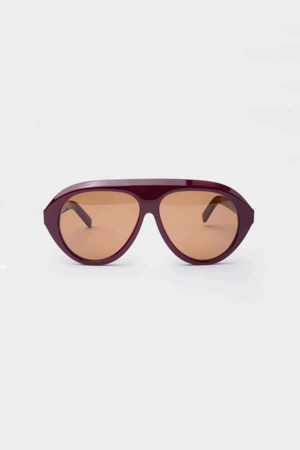 Past Midnight The Icon Sunglasses - Burgundy