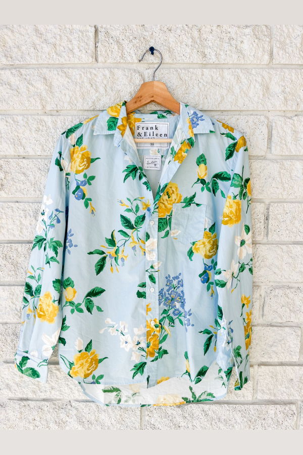 Frank & Eileen Eileen Relaxed Button-Up Shirt - Spring Bouquet