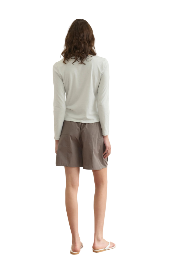 Deiji Studios Clasp Longsleeve Top - Grey Blue