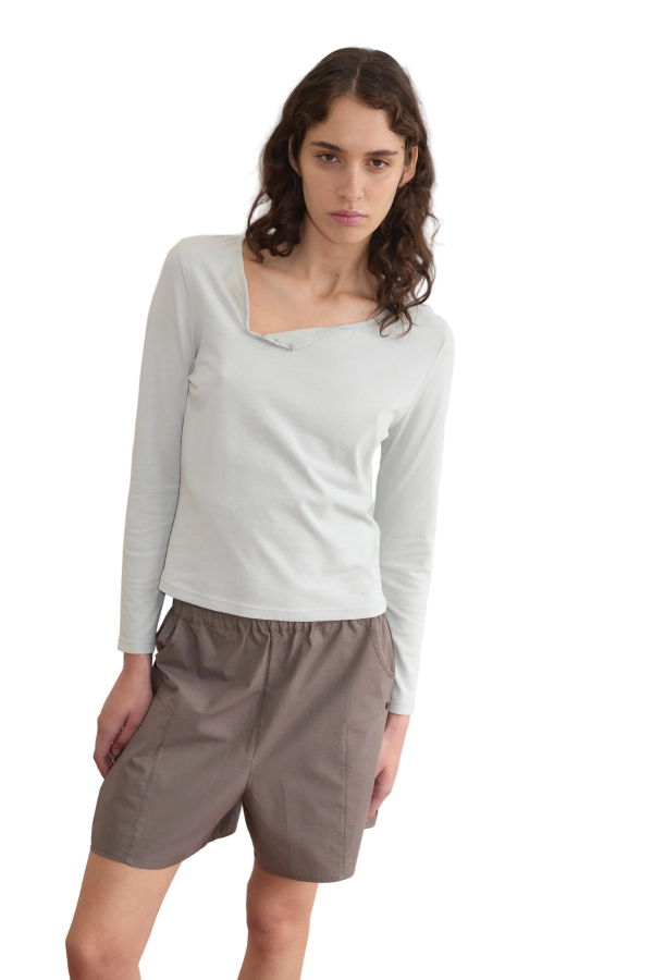 Deiji Studios Pleat Short - Khaki Check