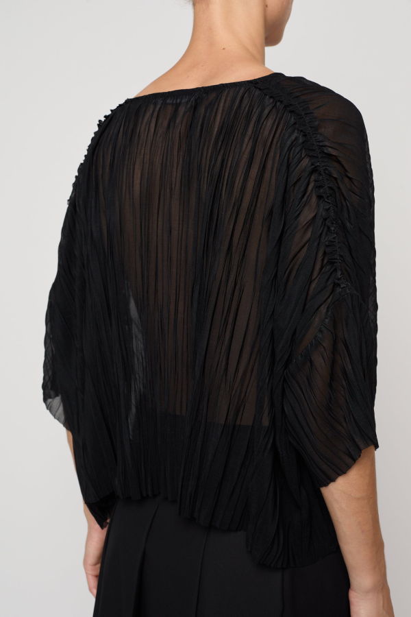 Atelier Delphine Flared Tee Random Pleats